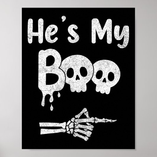 Funny Couples Halloween Matching Kostüme Poster (Vorne)