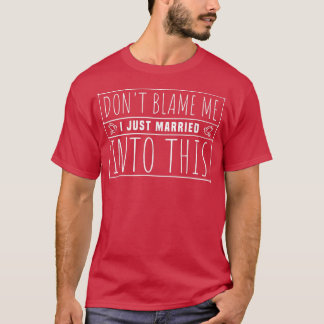 Funny Couples Neu Verheiratete Wedding Bride Groom T-Shirt
