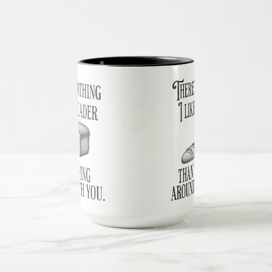 Funny Couple's Pun Joke Bread Gift Tasse (Zentrum)
