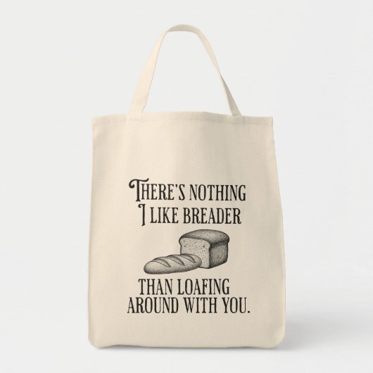 Funny Couple's Pun Joke Bread Gift Tragetasche (Vorne)
