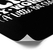 Funny Couples Quotes I Like My Women A Little Bit Poster (Ecke)
