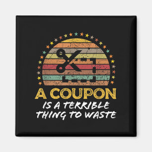 Funny Couponing, Coupon Clipper Money Sparquote Magnet