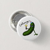 Funny Courgette Button Abzeichen (Vorne & Hinten)