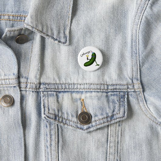 Funny Courgette Button Abzeichen (Beispiel)