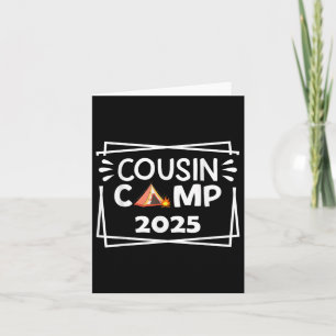 Funny Cousin Camp 2025 Camping Crew Familie Vacati Karte