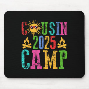 Funny Cousin Camp 2025 Camping Crew Sommerferien Mousepad