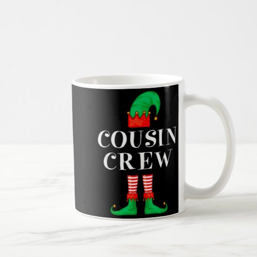Funny Cousin Crew Elf Christmas Elf Cousin Sweater Kaffeetasse (Rechts)