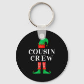 Funny Cousin Crew Elf Christmas Elf Cousin Sweater Schlüsselanhänger (Vorderseite)