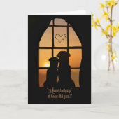 Funny Covid19 Jubiläumschester auf der Zuhause Cor Karte (Gelbe Blume)