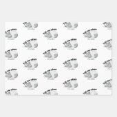 Funny Covid Animal Christmas Geschenk Wrap Set Geschenkpapier Set (Vorderseite 3)