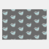 Funny Covid Animal Christmas Geschenk Wrap Set Geschenkpapier Set (Vorderseite 2)