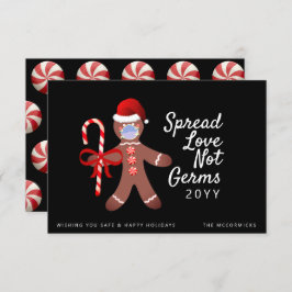Funny Covid Christmas Gingerbread Mann Gruß