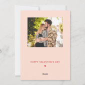 Funny Covid Quarantine Valentinstag Feiertagskarte (Rückseite)