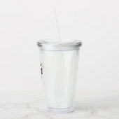 Funny Covid Weihnachtsmaske Reindeer Name Acryltrinkbecher (Links)