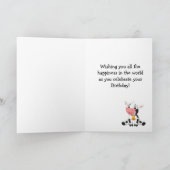 Funny Cow Birthday Card Karte (Innenseite)