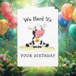 Funny Cow Birthday Card Karte<br><div class="desc">Hast du schon einmal eine lustige Kuh-Geburtstagskarte gesehen? Nun, ich stolperte über die niedliche bedruckbare Kuh-Geburtstagskarte, die einfach monoton ist! Stellen Sie sich vor, Sie feiern den besonderen Tag eines Jungen mit dieser bezaubernden Karte zum Thema "Tiere" auf dem Bauernhof. Es ist so niedlich und lustig, perfekt, um schöne Kuh...</div>