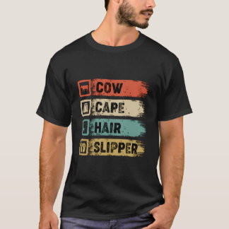 Funny Cow Capair Slipper Musical Theater Spaß T-Shirt
