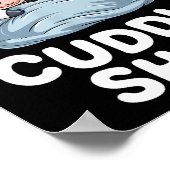 Funny Cow Couple Idea This Is Our Cuddle  Poster (Ecke)