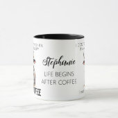 Funny Cow Drink Kaffee Zitat Tasse (Zentrum)