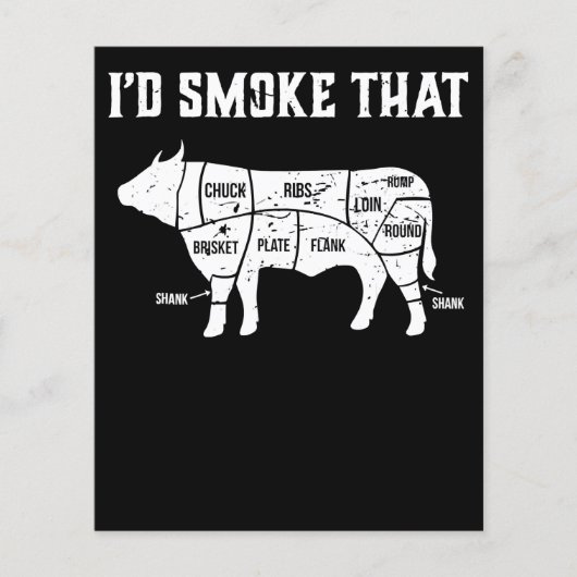 Funny Cow Grillen Pit Master Gift Flyer (Vorne)