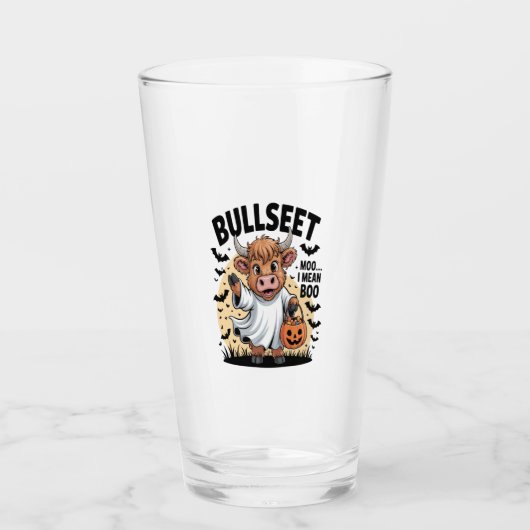 Funny Cow Halloween Glas (Vorderseite)