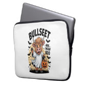 Funny Cow Halloween Laptopschutzhülle (Vorderseite Links)