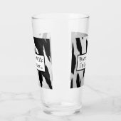 Funny Cow Hide Designated Driver Milk Glas (Links)