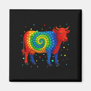 Funny Cow Lovers Polka Dots Happy Dot Day Girls Bo Magnet