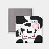 Funny Cow, magnetisch Magnet (Vorderseite/Rückseite)