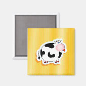 Funny Cow, magnetisch Magnet (Vorderseite/Rückseite)