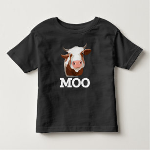 Funny Cow Moo Farm Animal Spaß Kleinkind T-shirt