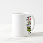 Funny Cow Mug – Thinking About Holstein Cows Kaffeetasse (VorderseiteRechts)