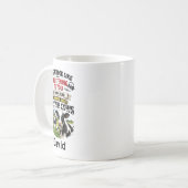 Funny Cow Mug – Thinking About Holstein Cows Kaffeetasse (Vorderseite Links)