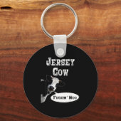 Funny Cow Shirt New Jersey Cow Lover Farm Animal R Schlüsselanhänger (Vorderseite)