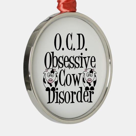 Funny Cow Silbernes Ornament (Rechts)