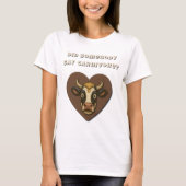 Funny Cow Steak Meat Lover Gift T-Shirt (Vorderseite)