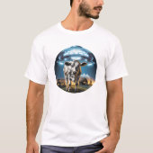 Funny Cow und UFO T-Shirt (Vorderseite)