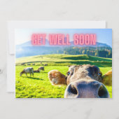 Funny Cow wird bald gut Karte (Vorderseite)
