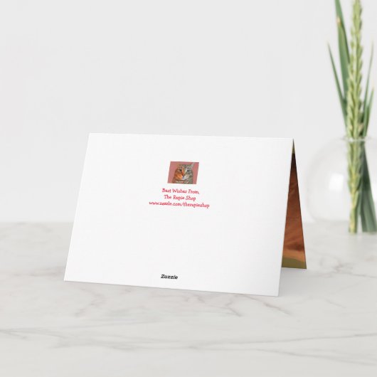 Funny Cow zum Vater Geburtstag Karte (Rückseite)