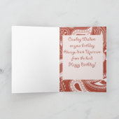 Funny Cowboy Birthday Karte (Innenseite)