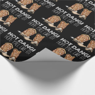 Funny Cowboy Boot Geschenkpapier