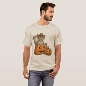 Funny Cowboy Dog T-Shirt (Vorne ganz)