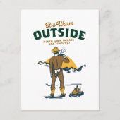 Funny Cowboy Drink Whiskey Begleitkarte (Rückseite)