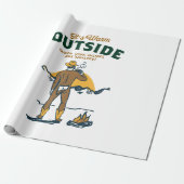 Funny Cowboy Drink Whiskey Geschenkpapier (Ungerollt)