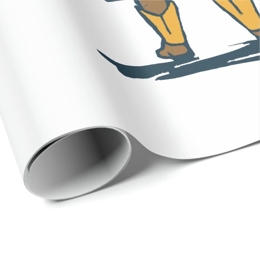 Funny Cowboy Drink Whiskey Geschenkpapier (Rolleneckpunkt)