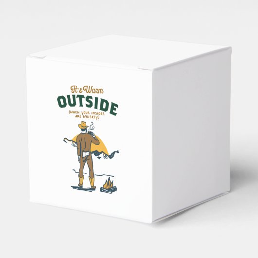 Funny Cowboy Drink Whiskey Geschenkschachtel (Vorderseite)