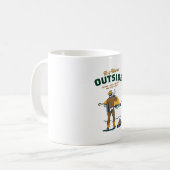 Funny Cowboy Drink Whiskey Kaffeetasse (Vorderseite Links)
