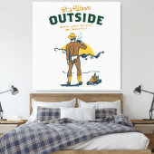 Funny Cowboy Drink Whiskey Leinwanddruck (Insitu (Schlafzimmer))