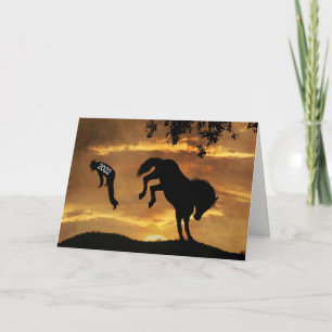 Funny Cowboy Happy New Year 2023 Card Karte