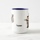 Funny Cowboy und seine Tasse (Zentrum)